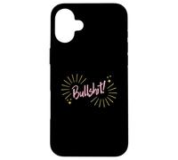 Funny Sarcastic Adult Joke Womens Cute Pink Bullshit Coque pour iPhone 16 Plus