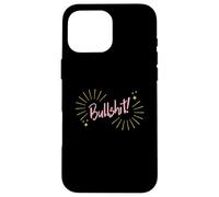 Funny Sarcastic Adult Joke Womens Cute Pink Bullshit Coque pour iPhone 16 Pro Max