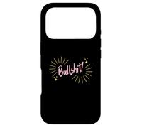 Funny Sarcastic Adult Joke Womens Cute Pink Bullshit Coque pour iPhone 17 Pro
