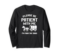 Funny Sarcastic Dad Humor Please Be Patient with Me 1900s Manche Longue