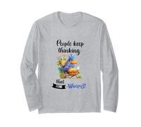 Funny Sarcastic Parrot Witty Quote Graphic Tee Introvert Manche Longue