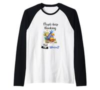 Funny Sarcastic Parrot Witty Quote Graphic Tee Introvert Manche Raglan