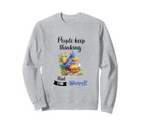 Funny Sarcastic Parrot Witty Quote Graphic Tee Introvert Sweatshirt