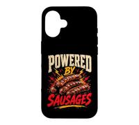 Funny Sausages Saying Humor Joke Gag Coque pour iPhone 16