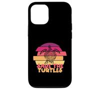 Funny Save Turtles Retro Distressed Turtle Graphic Coque pour iPhone 12/12 Pro