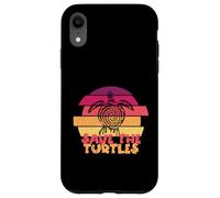 Funny Save Turtles Retro Distressed Turtle Graphic Coque pour iPhone XR