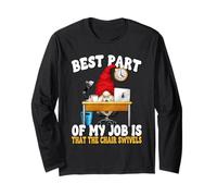 Funny Saying for Men 9 to 5 Job Home Office Humor GNOME Dad Manche Longue