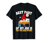 Funny Saying for Men 9 to 5 Job Home Office Humor GNOME Dad T-Shirt