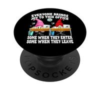 Funny Saying GNOME Couple Everyone Brings Joy to This Office PopSockets PopGrip Adhésif