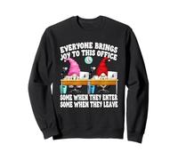 Funny Saying GNOME Couple Everyone Brings Joy to This Office Sweatshirt
