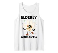 Funny Saying Groovy Elderly White Hippie Débardeur