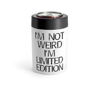Funny Saying I'm Not Weird I'm Special Men Women Sarcastic Nouveauté Citations Pères Épouse Mari Spécial Pun Can Holder 355 ml