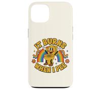 Funny Saying: It Burns When I Pee! Rainbow Coque pour iPhone 13