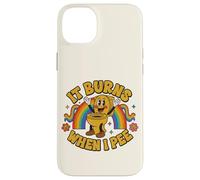 Funny Saying: It Burns When I Pee! Rainbow Coque pour iPhone 14 Plus