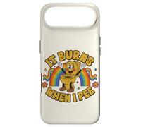 Funny Saying: It Burns When I Pee! Rainbow Coque pour iPhone Air