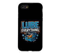 Funny Saying Lube Everything Workshop Humour Coque pour iPhone SE (2020) / 7/8