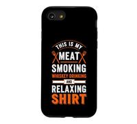 Funny Saying This My Meat Smoking Whisky Drinking and Coque pour iPhone SE (2020) / 7/8