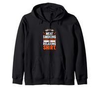 Funny Saying This My Meat Smoking Whisky Drinking and Sweat à Capuche