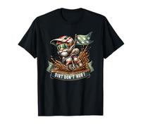 Funny Saying With Dirt Bike Gnome Dad For Motocross Rider T-Shirt