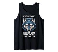 Funny Saying You Better Pray I Don't Get Up Wolf Femme Homme Débardeur