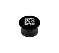 Funny Saying You Can't Scare Have Three Sisters PopSockets PopGrip Adhésif