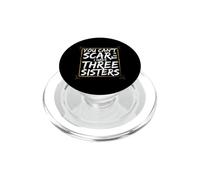 Funny Saying You Can't Scare Have Three Sisters PopSockets PopGrip pour MagSafe