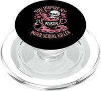 Funny Saying You Inspire My Inner Serial Killer Femmes Hommes PopSockets PopGrip pour MagSafe