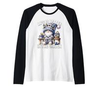 Funny Sayings Summer Gnome Life Is Better In The Garden Manche Raglan