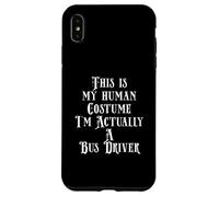 Funny School Or City Bus Driver Costume for Bus Driving Gift Coque pour iPhone XS Max