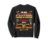 Funny School Principal Wonderful Sauce Sassy Leader Humour Sweatshirt
