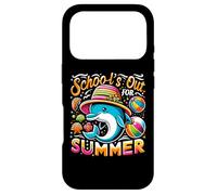 Funny Schools Out for Summer Teacher Kid Girls Cute Dolphin Coque pour iPhone 17 Pro