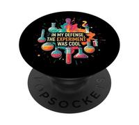 Funny Science Experiment Was Cool Scientist Lab PopSockets PopGrip Adhésif