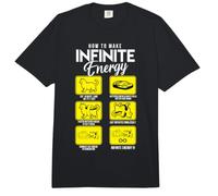 Funny Science Sarcasme Hypothèse Infinite Energy Loop Chat Comfort Colors Adult Heavyweight T-Shirt