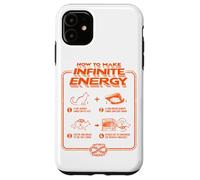 Funny Science Sarcasme Hypothèse Infinite Energy Loop Chat Coque pour iPhone 11