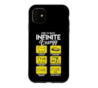 Funny Science Sarcasme Hypothèse Infinite Energy Loop Chat Coque pour iPhone 11