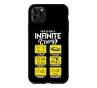Funny Science Sarcasme Hypothèse Infinite Energy Loop Chat Coque pour iPhone 11 Pro Max