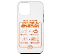 Funny Science Sarcasme Hypothèse Infinite Energy Loop Chat Coque pour iPhone 12 Mini