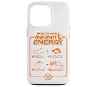 Funny Science Sarcasme Hypothèse Infinite Energy Loop Chat Coque pour iPhone 13 Pro