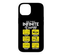 Funny Science Sarcasme Hypothèse Infinite Energy Loop Chat Coque pour iPhone 14