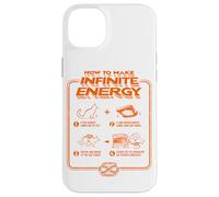 Funny Science Sarcasme Hypothèse Infinite Energy Loop Chat Coque pour iPhone 14 Plus