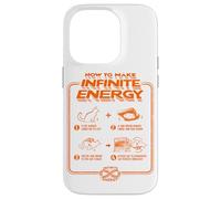 Funny Science Sarcasme Hypothèse Infinite Energy Loop Chat Coque pour iPhone 14 Pro