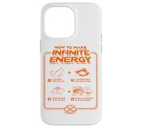 Funny Science Sarcasme Hypothèse Infinite Energy Loop Chat Coque pour iPhone 14 Pro Max