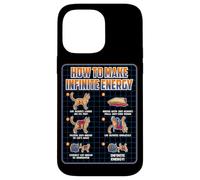 Funny Science Sarcasme Hypothèse Infinite Energy Loop Chat Coque pour iPhone 14 Pro Max