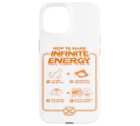 Funny Science Sarcasme Hypothèse Infinite Energy Loop Chat Coque pour iPhone 15