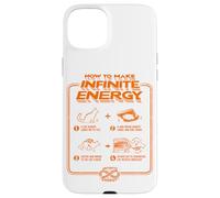 Funny Science Sarcasme Hypothèse Infinite Energy Loop Chat Coque pour iPhone 15 Plus
