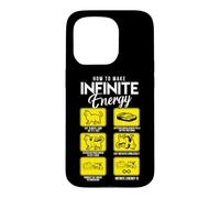 Funny Science Sarcasme Hypothèse Infinite Energy Loop Chat Coque pour iPhone 15 Pro