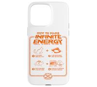 Funny Science Sarcasme Hypothèse Infinite Energy Loop Chat Coque pour iPhone 15 Pro Max