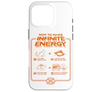 Funny Science Sarcasme Hypothèse Infinite Energy Loop Chat Coque pour iPhone 16 Pro