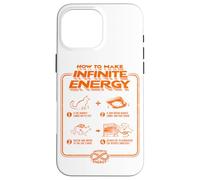 Funny Science Sarcasme Hypothèse Infinite Energy Loop Chat Coque pour iPhone 16 Pro Max