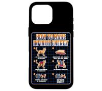 Funny Science Sarcasme Hypothèse Infinite Energy Loop Chat Coque pour iPhone 16 Pro Max